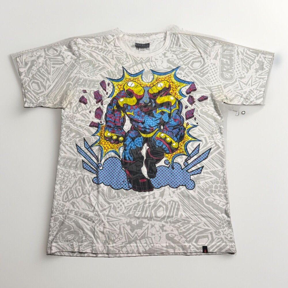 Vintage Cerbae All Over‎ Comic Book Print T Shirt Men’s L